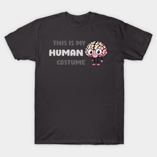 Brain halloween human costume design T-Shirt